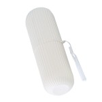 Toothbrush holder for travel, white color, model R01DA